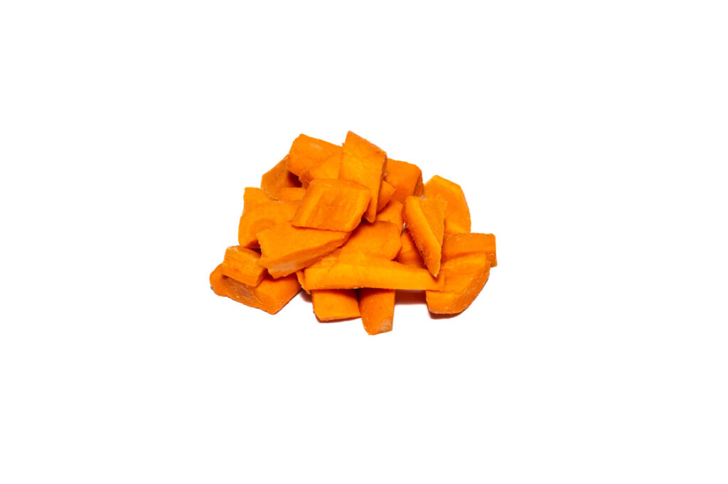 chopped carrots