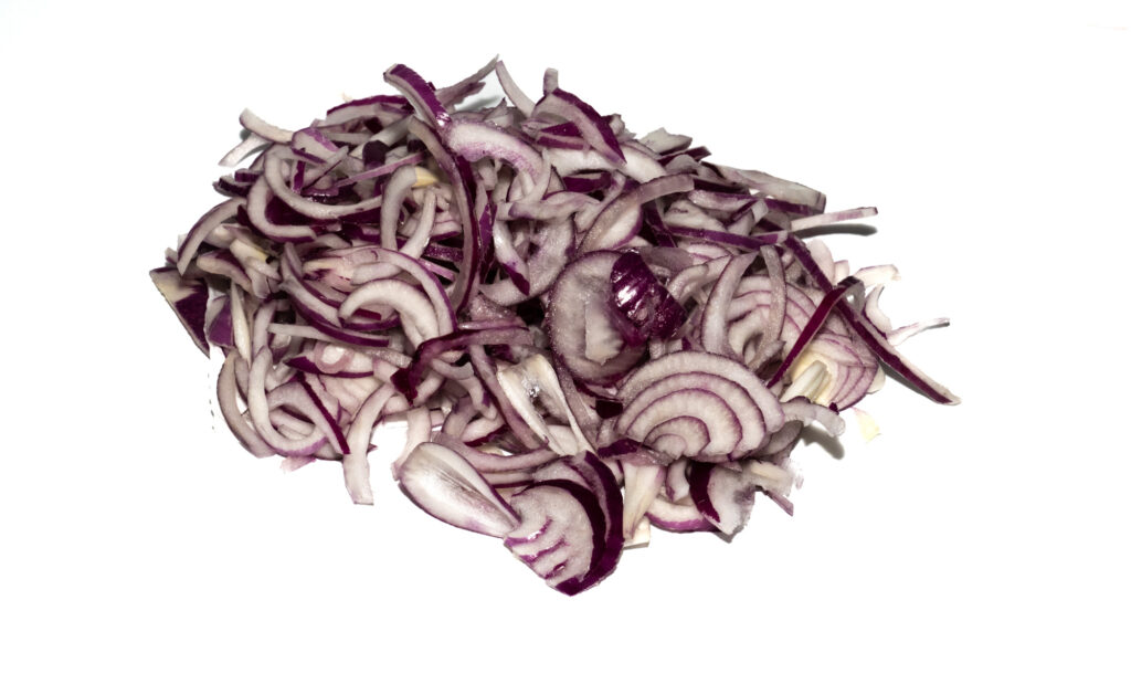 chopped mixed red onion